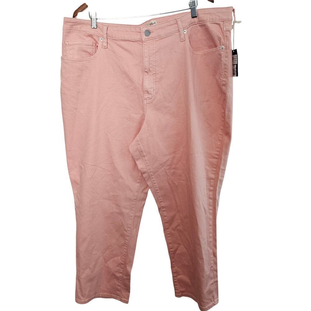 Universal Thread Pink Jeans Womens Size 22 90s Slim Comfort Stretch High Rise
